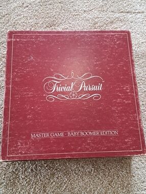 Trivial Pursuit Baby Boomer Edition Master Game Complete Game Vintage 1983